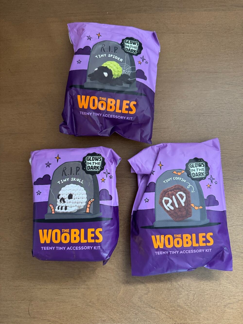 *Glow in the Dark* The Woobles Woobly Haunted House Accessories Bundle - Sealed